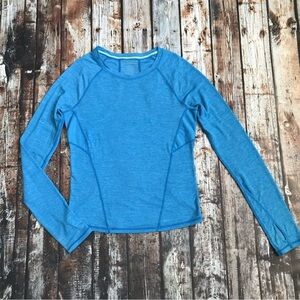 Zella Girl Blue Athletic Top ~ L (10-12)